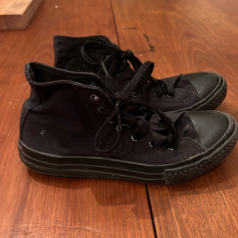 Converse high top sneakers black vintage